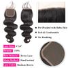 10A Brazilian Body Wave Bundles with Closure (14 16 18+12) 100% Unprocessed Weave 3 Bundles Human Hair with Closure Remy Virgin Hair Bundles with Lace Closure 150% Density Natural Color view 2