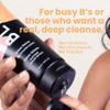 BLAQ Urban Daily Exfoliating Cleanser - Activated Charcoal Face Wash with Aloe and Salicylic Acid for Blemishes, Blackheads and Gentle - Hydrating, Natural Face Exfoliant view 2