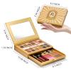 Color Nymph All-in-One Makeup Kit - Perfect Set for Women, Teens, and Beginners! Travel-Friendly Palette with 24 Eyeshadows, Lip Glosses, Brushes, and Mirror - Your Ultimate Makeup Solution! view 3