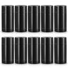 10 Pack 1 Oz /30ml Plastic Deodorant Containers,Empty Round Deodorant Tube Bottles Bottom Refilling & Twist Up Stick for Deodorant,Lip balm,Lipstick,Homemade Solid Perfume,DIY Butter Stick,Black view 1