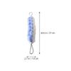 Beavorty 4pcs Dual Color Exfoliating Back Scrubber for and Bath Shower Strip Gentle Body Cleanser for Smooth Skin and Circulation Lemon view 2