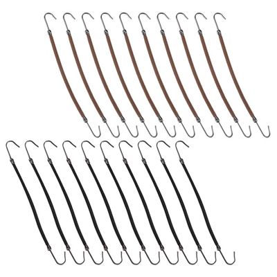 Beavorty 20pcs Ponytail Hair Ties Comfortable Hold for Hair and Elastic Bands for Girls and Women for Everyday Styling