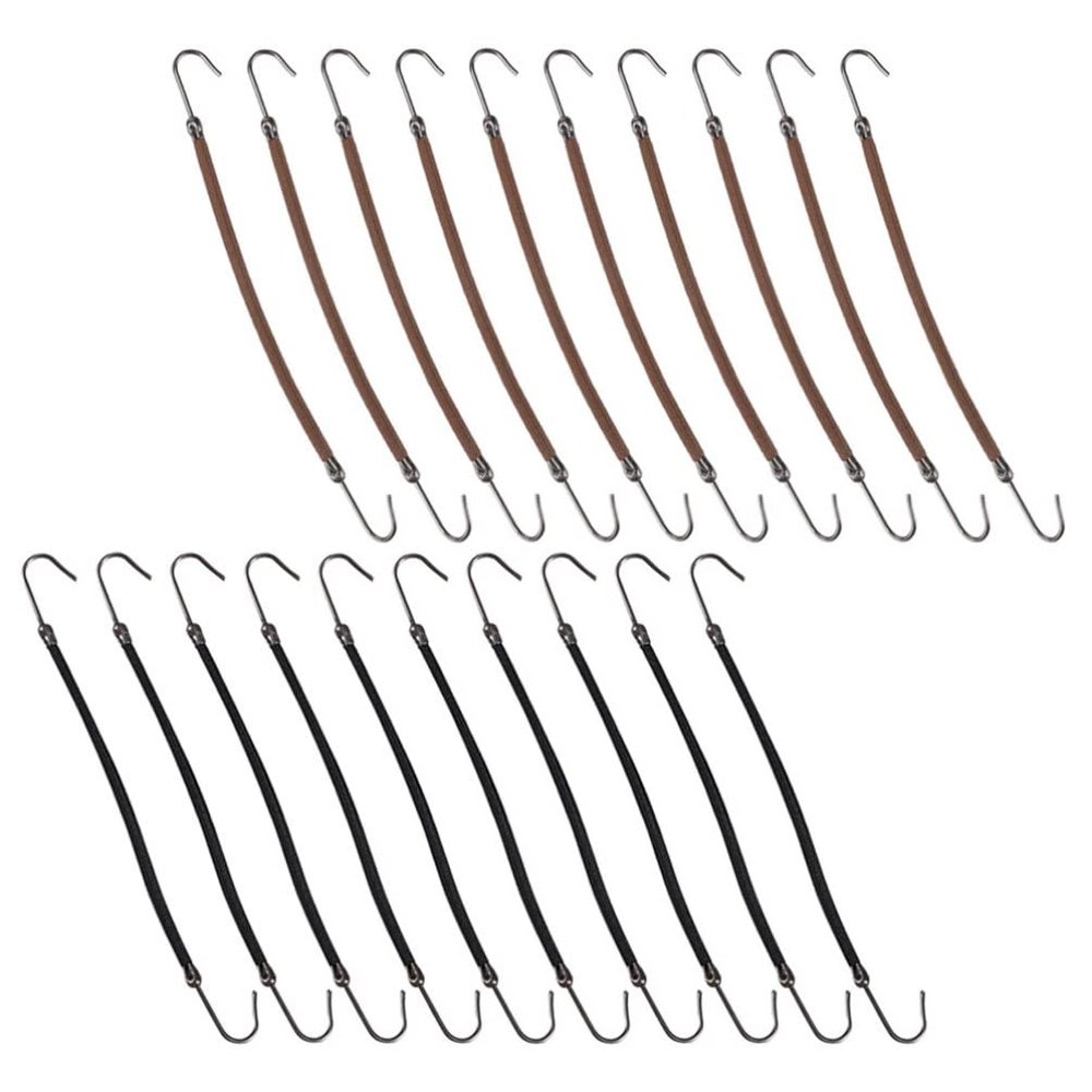 Beavorty 20pcs Ponytail Hair Ties Comfortable Hold for Hair and Elastic Bands for Girls and Women for Everyday Styling