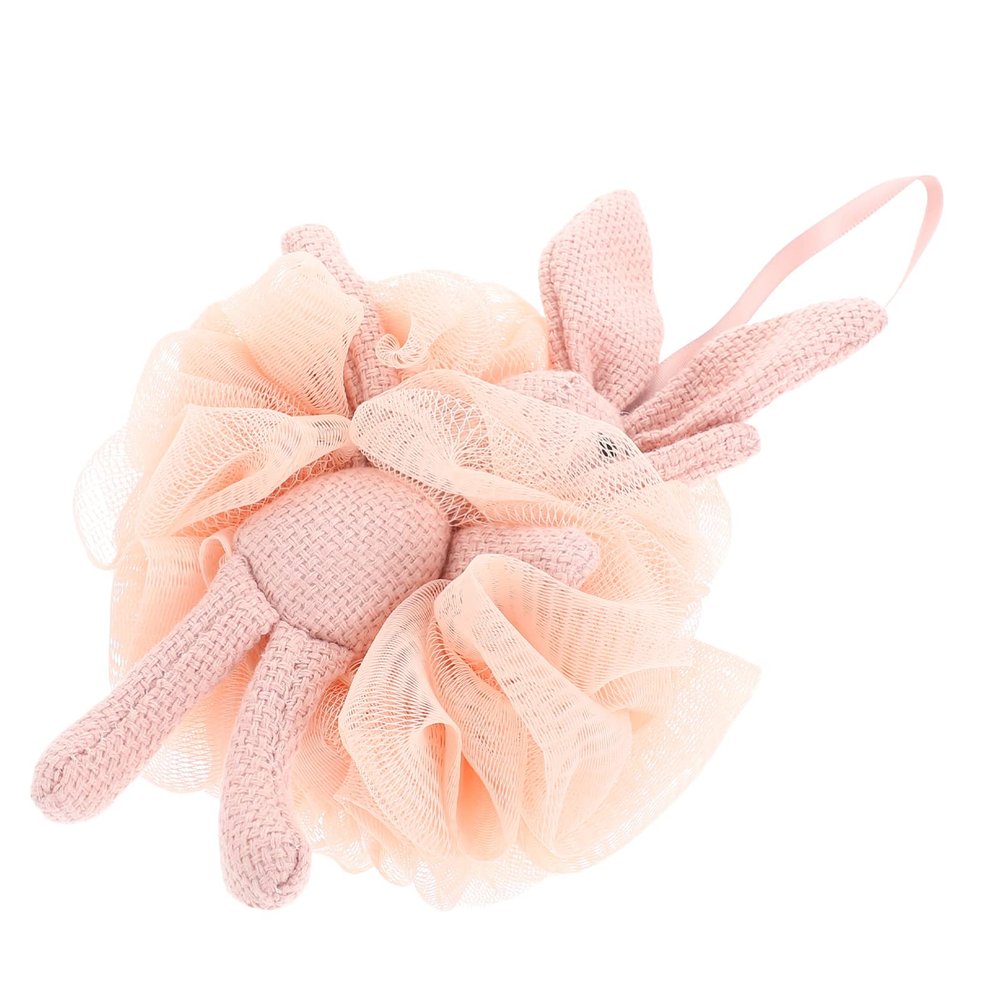 STAHAD Pouf for Bath Ball Exfoliating Kids Home Hotel Design Easter Rabbit Bathing Shower Plush Portable Scrubber Household Adorable Loofah Accessory Wash Loofahs Balls Men Bunny