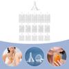 minkissy 1set Small Translucent Lotion Bags Funnel Multi-function Travel Pouches for Toiletries and Cosmetic Samples view 3