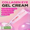 Collagen Brightening Eye Gel Cream  Korean Vegan Under Eye Treatment for Dark Circles & Puffy Eyes  Lightweight, Hydrating Formula with Niacinamide & Lavender  Brightens Fine Lines, 1oz view 2