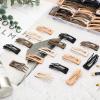 Dingion 60 Pieces Double Grip Hair Clips Metal Snap Hair Clips Grip Women Barrettes Accessories with Plastic Box for Women Girls Making Salon view 4