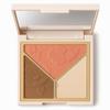 3-in-1 Highlighter Makeup Palette  Contour, Blush & Glow Kit with Matte & Shimmer Finish  Silky Pressed Powder for Face, Cheekbones, Eyes  Long-Lasting, Waterproof, Cool Toned, Travel-Friendly view 1