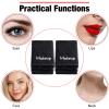 Chumia 72 Pcs Makeup Remover Cloths 13 x 13 Inch Makeup Towel Face Washcloths with Embroidery Black Reusable Washcloths Soft Cleansing Face Towel for Women view 3