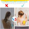 Yetene 3 Pieces Long Handle Sponge 22.4'' Back Sponge on a Stick Body Brush Handled Washer Scrubber for Foot Body Limited Motion(Yellow) view 4