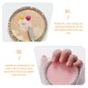 2pcs Resin Nail Art Display Board with Rhinestones for Pigments view 3