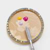 2pcs Resin Nail Art Display Board with Rhinestones for Pigments view 4