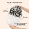 AmazerBath Shower Cap, 4 PCS Shower Caps for Women Reusable Waterproof, Double Layers Hair Cap for Shower, Elastic and Flexi Bath Caps, Environmental Protection Bathing Caps view 2