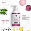 100% Plant Based and Organic Onion Shampoo for Hair Growth & Hair Thickening Infused with Neem Oil and Black Seed Oil | Shampoo de Cebolla | Vegan, Herbal and Sulfate Free view 2