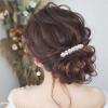 Allereyae Pearl Hair Comb Barrette Pearl Hair Barrette Comb Faux Pearl Wedding Headpieces French Pearl Head Comb Clip Decorative Headwear Bride Hair Accessories for Women (Style D) view 2