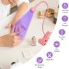 Bovmics USB 3W LED UV Ultraviolet Phone Glue Curing Lamp,UV Led Nail Lamp for Gel Nails,Portable Clamp Flexible Desk Lamps for Mobile Repair,Plug and Play Pink view 4