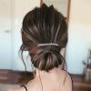Allereyae Pearl Hair Comb Barrette Pearl Hair Barrette Comb Faux Pearl Wedding Headpieces French Pearl Head Comb Clip Decorative Headwear Bride Hair Accessories for Women view 2