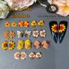 Generic 3D Acrylic Flower Nail Art Charms - 24pcs, Autumn view 1