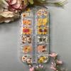 Generic 3D Acrylic Flower Nail Art Charms - 24pcs, Autumn view 2