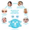 CONBELLA Cold Face Eye Masks Ice Face Mask Hot Cold Compress For Dark Circles, Puffiness, Migraines, Headache, Stress, Redness, Cooling Face Masks For Women Man, Skin Care view 2