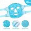 CONBELLA Cold Face Eye Masks Ice Face Mask Hot Cold Compress For Dark Circles, Puffiness, Migraines, Headache, Stress, Redness, Cooling Face Masks For Women Man, Skin Care view 3