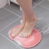 Shower Shower Foot & Back ScrubberNew Wall Mounted Back Scrubber, Silicone Bath Massage Cushion Brush with Suction CupsBathroom Wash Foot Mat Exfoliating Dead Skin Foot Brush (Pink) view 2