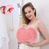 Shower Shower Foot & Back ScrubberNew Wall Mounted Back Scrubber, Silicone Bath Massage Cushion Brush with Suction CupsBathroom Wash Foot Mat Exfoliating Dead Skin Foot Brush (Pink) view 3