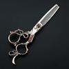 Hair Cutting Shears, 6 Inch Upscale Japan 440c Retro Gem Hair Scissors Hairdressing Scissor Cutting Barber Haircut Thinning Shears Cut Scissors (Size : Set) view 3