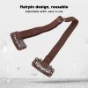 4Pcs Facelift Bands with Clips, Adjustable Elastic Instant Face Band, Invisible Hairpin Face Stretching Lifting Strap, Face Slimming Band, Wrinkles Remove Belt for Face view 3