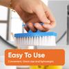 Superio Nail Brush for Cleaning Fingernails, Nail Scrubber Brush, Toe Foot Hands Fingernail Brush Cleaner- Small Scrub Brush- All-Purpose Stiff Cleaning Brush for Home, Kitchen, Work, (2, Blue/White) view 4