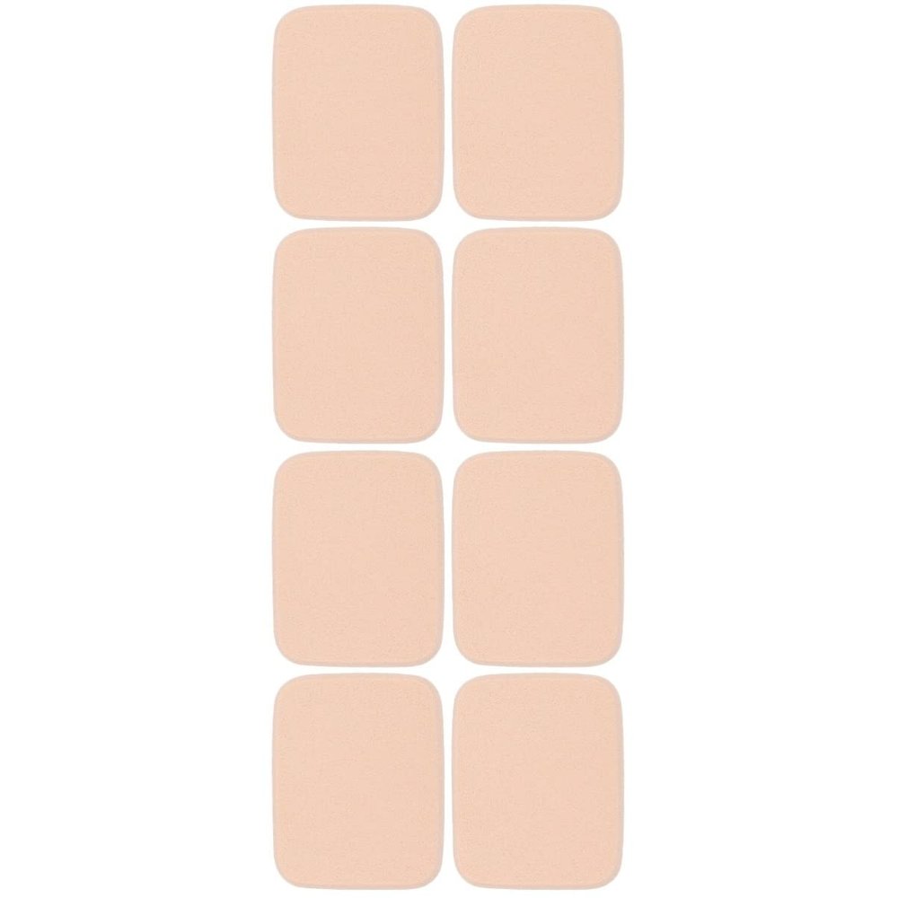 minkissy 4sets Comfortable Cotton Makeup Powder Puff for Loose Powder Sponge Applicators for Setting Makeup for Face and Travel Use