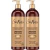 Shea Moisture Shampoo & Conditioner Set  Intensive Hydration Hair Care Formulas with Manuka Honey & Mafura Oil for Extra Dry, Damaged Hair, 24 Oz Ea view 1