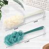 2Pack Back Scrubber for ShowerPIPUHA Loofah Sponge Shower Brush Using Body Exfoliating with Long Handle, Loofah on a Stick for Men Women, Bathing Accessories for Body Brushes (Blue and White) view 2