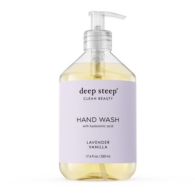 Deep Steep Liquid Hand Wash, 17.6 Ounces (Lavender Vanilla)
