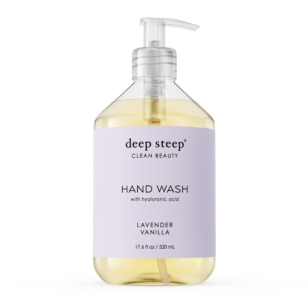 Deep Steep Liquid Hand Wash, 17.6 Ounces (Lavender Vanilla)