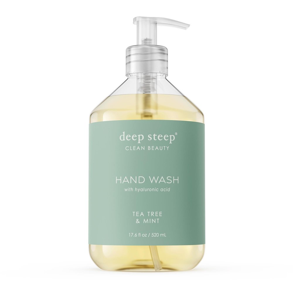 Deep Steep Liquid Hand Wash | 17.6 Ounces (Tea Tree Mint)