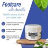 Basix Skin Defence Foot Food Repair Restore Tired Dry Feet Cracked Heels 5% Urea and Peppermint Oil Soothes Invigorates and Stimulates Tired Feet view 2