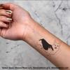 Azeeda 4 x 'Welsh Pembroke Corgi' Temporary Tattoos - Water Resistant, Skin-Safe, Non-Toxic Transfers, Mixed Sizes (TO00041949) view 2