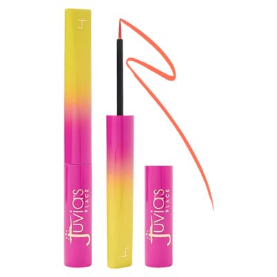Juvia's Place Garden Of Juvia's Liquid Liner Living Coral - Neon Coral, Long-lasting Liquid Liner, Intense Color Makeup, Cruelty-free, Smudge-proof Makeup