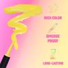 Juvia's Place Garden Of Juvia's Liquid Liner Sun Flower - Neon Yellow, Long-lasting, Intense Color Liquid Makeup, Cruelty-free, Smudge-proof Makeup view 3