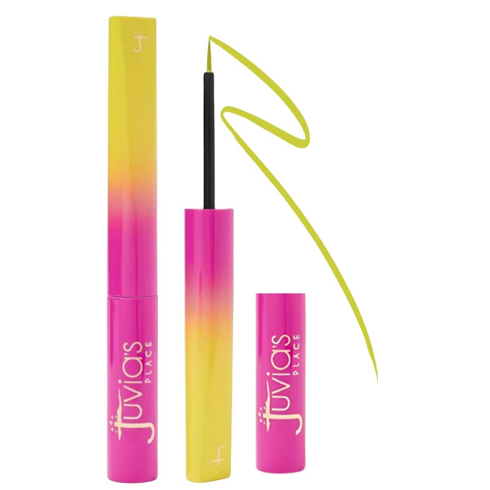 Juvia's Place Garden Of Juvia's Liquid Liner Electric Lime - Bright Lime Green, Long-lasting, Intense Color Makeup, Smudge-proof Makeup