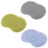 3 PCS Shower Foot & Back Scrubber, Massage Pad, Wall-Mounted Back Scrubber, Silicone Bath Massage Cushion Brush with Suction Cups, Bathroom Wash Foot Mat Exfoliating Dead Skin Foot Brush view 1