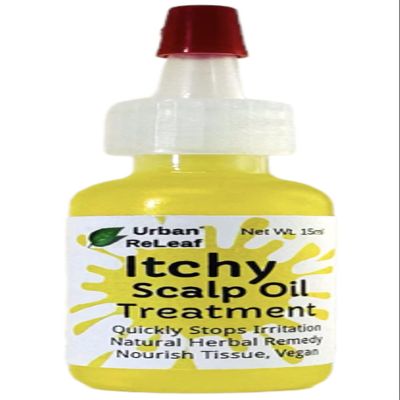 Urban ReLeaf Itchy Scalp Oil Treatment ! Braids, Wigs, Weaves, Tight Hairstyles & Itchy Skin Relief, Shaved Bald Head, Quickly Soothe Irritation, Natural Herbal Remedy, Made Fresh in USA!