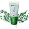 Yeweian St Patrick's Day Green Body Glitters, Face Glitter Gel Mermaid Sequins Holographic Chunky Glitter, Lip Eye Hair Body Makeup, Liquid Eyeshadow Festival Rave Accessories, 50g view 1