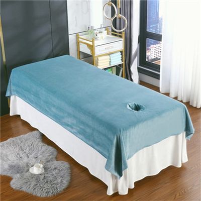 Beauty Salon Bed Sheets Solid Color Massage Sheet Cover Soft Beauty Massage SPA Couch Cover Anti-slip Beauty Salon Spa Massage Table Cloth Oil-resistant For Massage Tables And Spas-A 31x79inch(80x200c