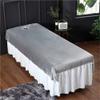 SPA Salon Table Cover Oil-resistant Massage Table Sheet Set Massage Table Not Included Massage Couch Cover Soft Protective Massage Table Bed Cover Solid Color For Beauty Salon Spa-B 31x87inch(80x220cm view 1