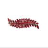 Faship Gorgeous Red Marquise Rhinestone Crystal Floral Small Hair Barrette view 1