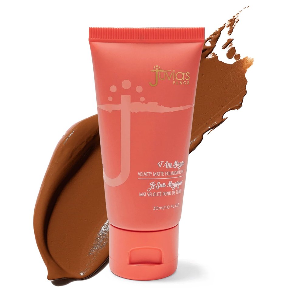 Juvia's Place I Am Magic Velvety Matte Liquid Foundation 230 - Malawi - Dark w/Cool Undertone, Makeup Foundation Full Coverage, Lightweight, Long Wear, Velvety Matte Finish