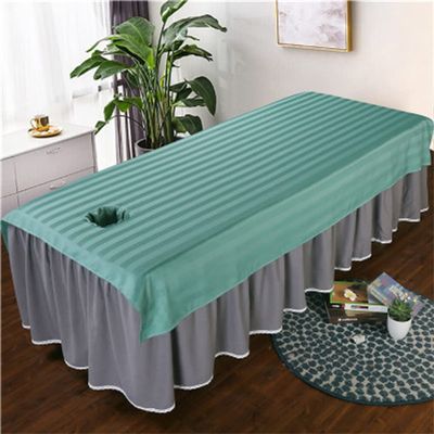 Bed Sheet Cover Soft Sheets For Beauty Salons Breathable SPA Massage Table Cover Washable Massage Sheet Cover Anti-slip Salon Bed Sheet Cover Oil-resistant For Massagetable And Spa-D 47x79inch(120x200