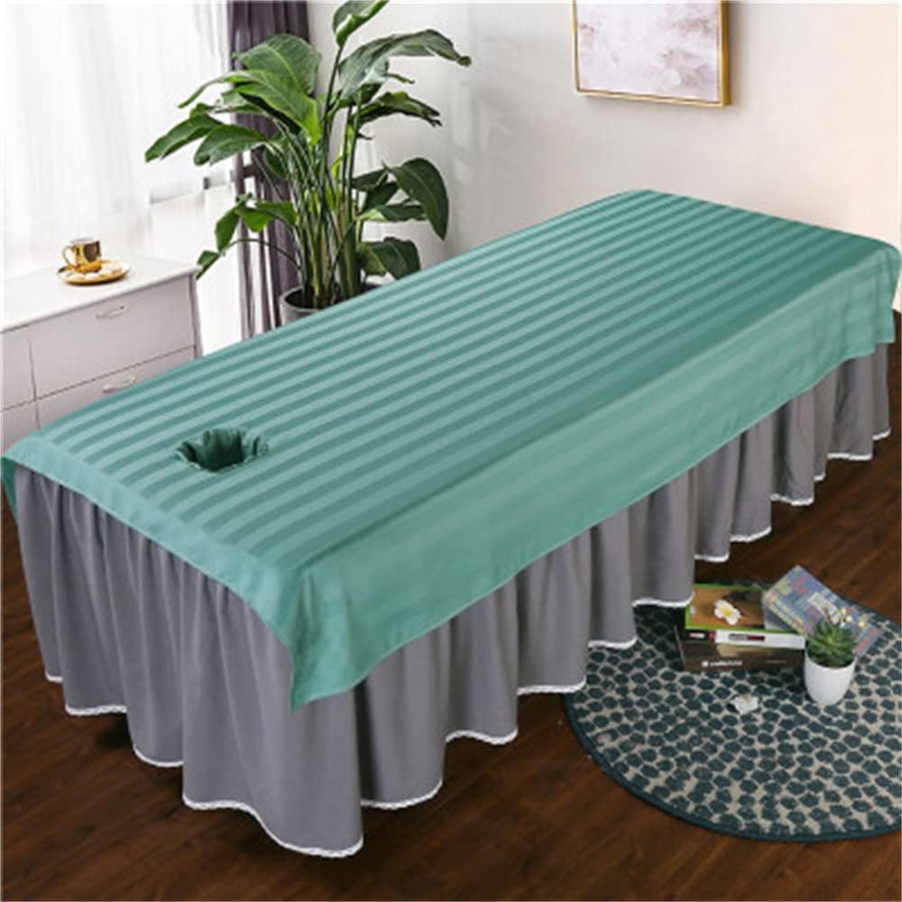Bed Sheet Cover Soft Sheets For Beauty Salons Breathable SPA Massage Table Cover Washable Massage Sheet Cover Anti-slip Salon Bed Sheet Cover Oil-resistant For Massagetable And Spa-D 47x79inch(120x200